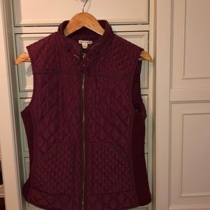 Francesca’s maroon vest